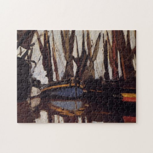 Vist Boats Monet Fine Art Legpuzzel (Horizontaal)