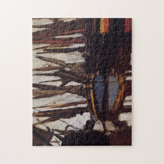 Vist Boats Monet Fine Art Legpuzzel (Verticaal)