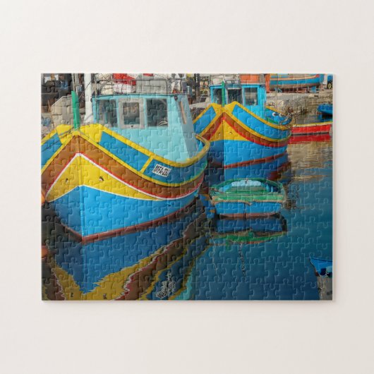 Vist Boats of Dominica. Legpuzzel (Horizontaal)