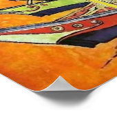 Vist boats op Beach Van Gogh Fine Art Poster (Hoek)