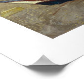 Vist Boats op het strand bij Saintes-Maries -1888 Poster (Hoek)