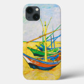 Vist Boats op het strand bij Saintes-Maries Case-Mate iPhone Case (Achterkant)
