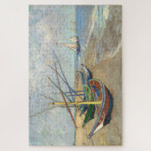 Vist Boats op het strand door Vincent Van Gogh Legpuzzel (Verticaal)
