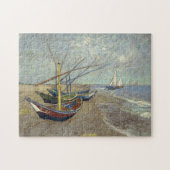 Vist Boats op het strand door Vincent Van Gogh Legpuzzel (Horizontaal)