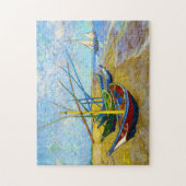 Vist Boats op het strand door Vincent Van Gogh Legpuzzel (Verticaal)