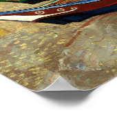 Vist Boats op het strand van Saintes-Maries - Van Poster (Hoek)