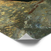 Vist Boats op strand bij Saints-Maries Poster (Hoek)