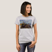 Vist Boats op strand door Van Gogh T-shirt (Voorkant volledig)