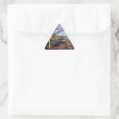 Vist Boats op strand Sticker (Tas)