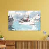 Vist Boats, sleutelwesten Canvas Afdruk (Insitu (Woonkamer))