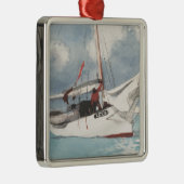 Vist Boats, sleutelwesten Metalen Ornament (Rechts)