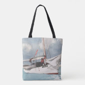 Vist Boats, sleutelwesten Tote Bag (Achterkant)