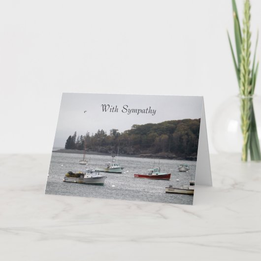 Vist Boats Sympathie Kaart (Voorkant)