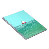 Vist Bobber op water Notitieboek (Rechterzijde)