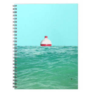Vist Bobber op water Notitieboek