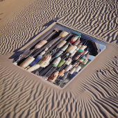 Vist boeien op de deoratieve Tegel van het Rustic- Tegeltje