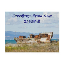 Vist boot, groeten uit Nieuw-Zeeland!