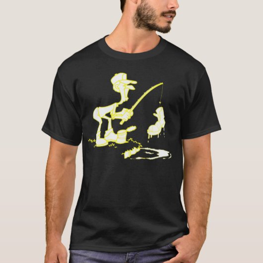 Vist Boot Yellow T-shirt (Voorkant)