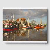 Vist boten in het Memorial Guest Book Gastenboek (Achterkant)