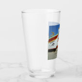 Vist boten op Algarve's Beach Foto Glas (Rechts)