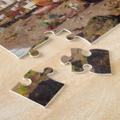 Vist boten op de strand van Marinella, Napels (o Legpuzzel (Zijkant)