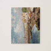 Vist boten op de strand van Marinella, Napels (o Legpuzzel (Verticaal)