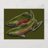 Vist Briefkaart Aangepaste Briefkaarten voor blokd (Voorkant)