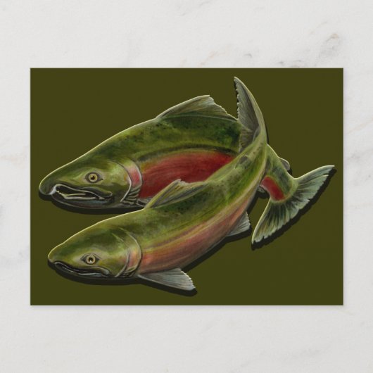 Vist Briefkaart Aangepaste Briefkaarten voor blokd (Voorkant)