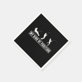 Vist buitenshuis Camping Fish Fisherman Gift Servet (Hoek)