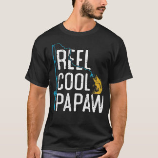 Vist cadeau voor dag van Reel Cool Papaw Fatheru20 T-shirt
