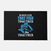 Vist cadeaubonen die samen vissen deurmat (Voorkant)