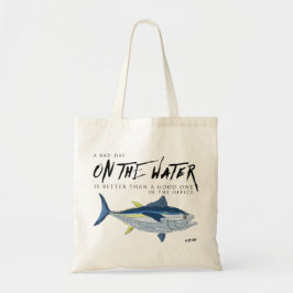 Vist canvas tas voor bootgeschenk