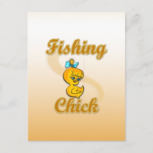 Vist Chick Briefkaart (Voorkant)