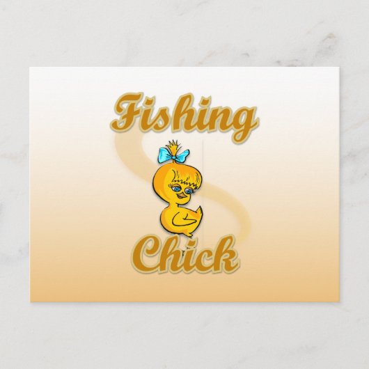 Vist Chick Briefkaart (Voorkant)