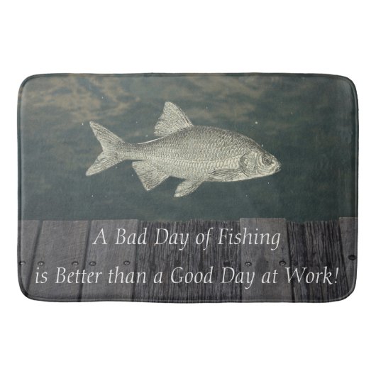 Vist Citaat Bath Mat (Voorkant)