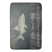Vist Citaat Bath Mat (Voorkant Verticaal)