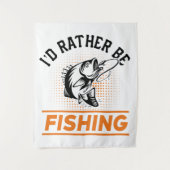 Vist citaat ik zou eerder Gevist Mannen vrouwen zi Wandkleed (Voorkant)