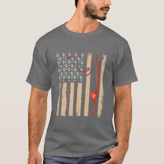 Vist Clothes USA Flag Bass Vist T-shirt