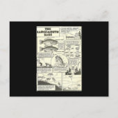 Vist Comic Book Tips Bass Baits Cute Briefkaart (Voorkant)