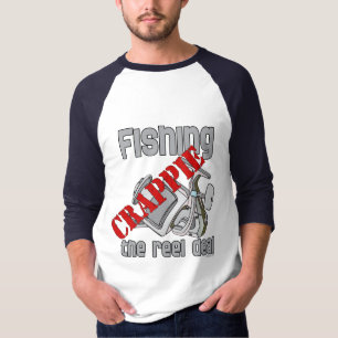 Vist Crappie De Reel Deal Ernstig Vist T-shirt