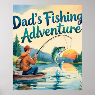 Vist Dad's Adventure Digital Poster Art