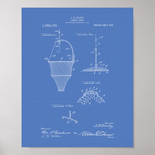 Vist de blauwdruk van de Kunst van de Kunst van he Poster (Voorkant)