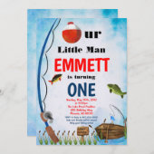 Vist de buitenste viszomer om het even welke leeft kaart (Voorkant / Achterkant)