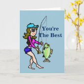 Vist de Dag van de Vrouw of de Kaart van het Jubil (Gele Bloem)