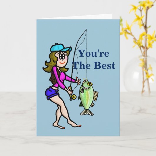 Vist de Dag van de Vrouw of de Kaart van het Jubil (Gele Bloem)