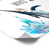 Vist de Druk van het Citaat, Vist Poster (Hoek)