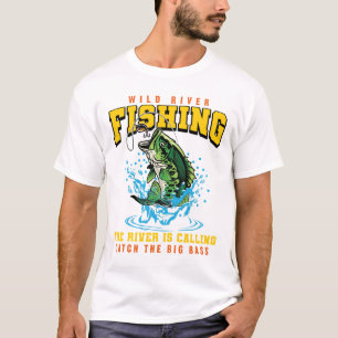 Vist de grote basvisvis cadeau vis vangen t-shirt