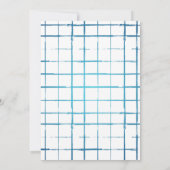 Vist de grote blauwe jongen van de dag kaart (Achterkant)