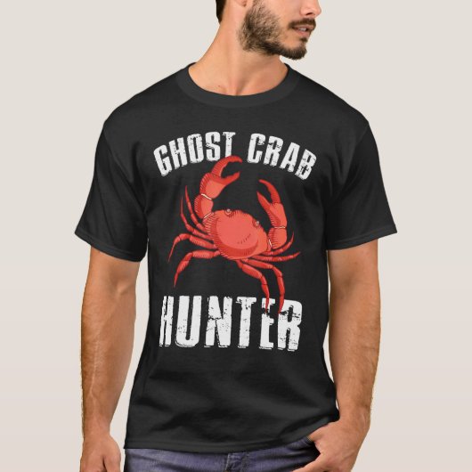 Vist de jacht op Ghost Crab Hunter T-shirt (Voorkant)