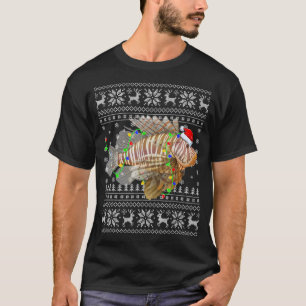Vist de Kerstman met de Ugly Lionfish Christma T-shirt